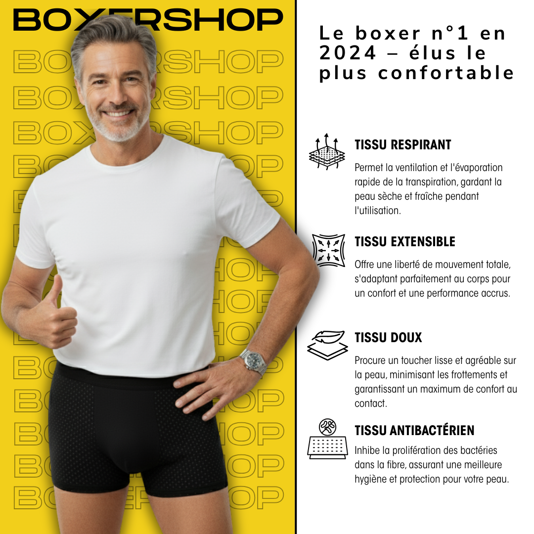 10 BOXERS EN FIBRE DE BAMBOU POUR LE PRIX DE 5| BAMBOOWEAR