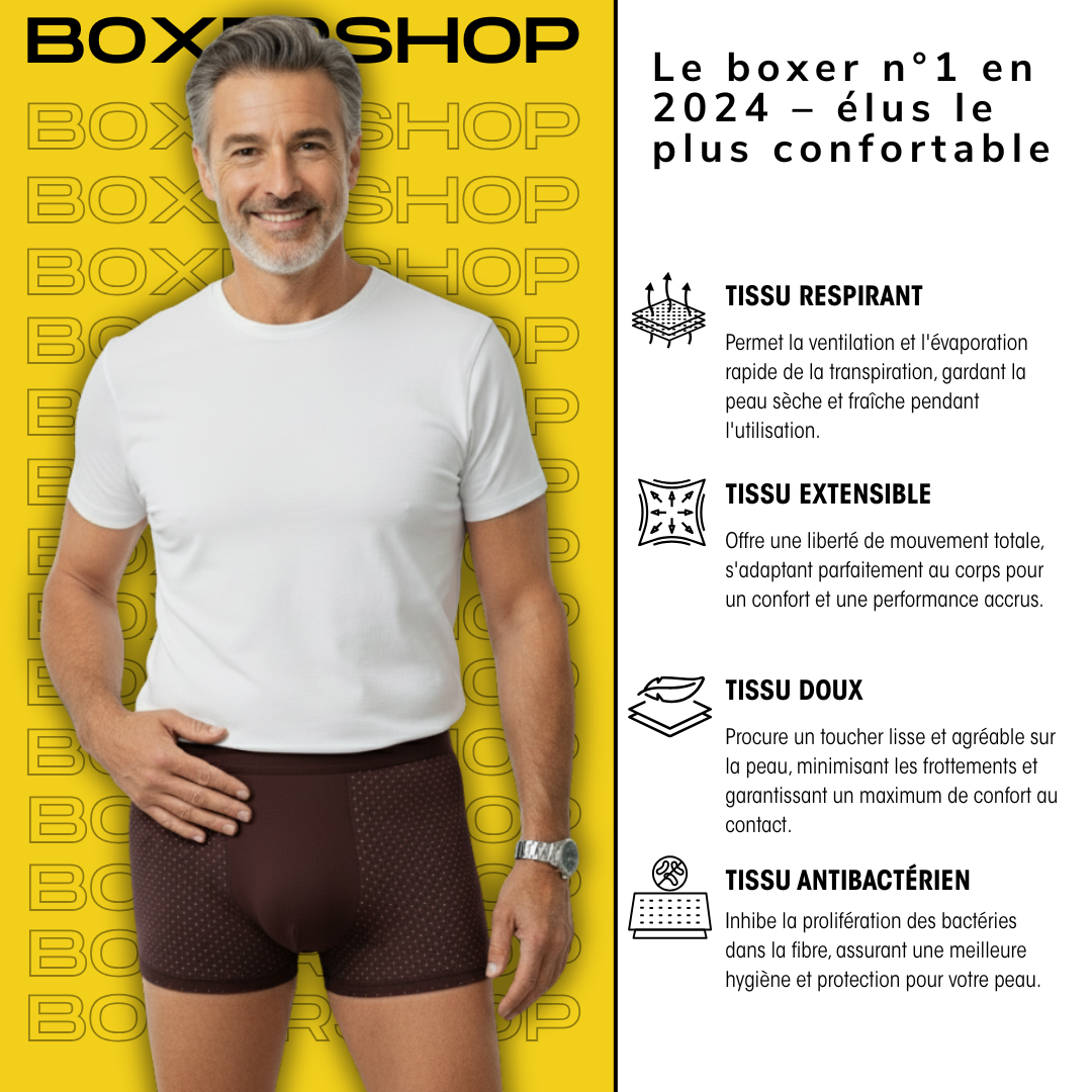 10 BOXERS EN FIBRE DE BAMBOU POUR LE PRIX DE 5| BAMBOOWEAR