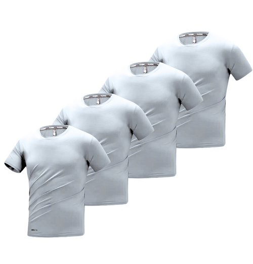 T-SHIRT EN FIBRE DE BAMBOU | BAMBOU SHIRT 4-PACK BLANC